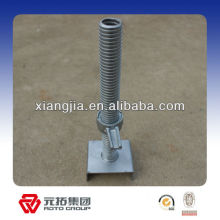 38*4*600mm Hollow Screw Jack Base for construction used in Dubai
